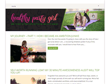 Tablet Screenshot of healthypartygirl.com